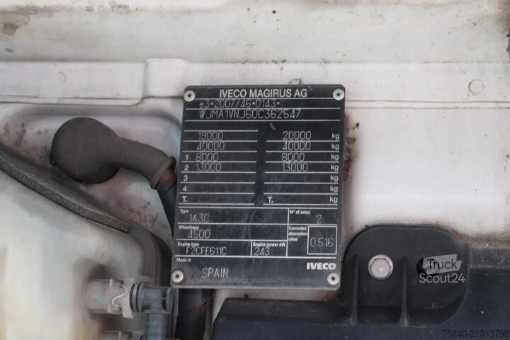 Bavul Iveco Stralis 330 + EURO 6 + NICE TRUCK + 19T