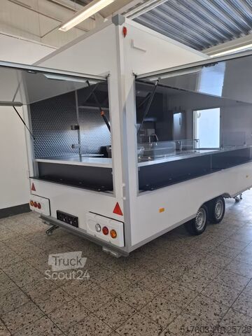 Remorcă de vânzare Hamburgerwagen, Imbissanhänger, SOFORT VERFÜGBAR!