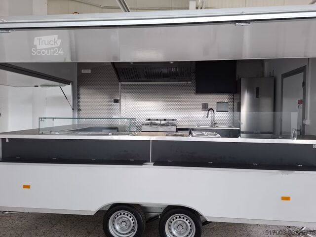 Tráiler de venta, ¡DISPONIBLE INMEDIATAMENTE! Imbissanhänger, Hamburgerwagen , GRILLWAGEN