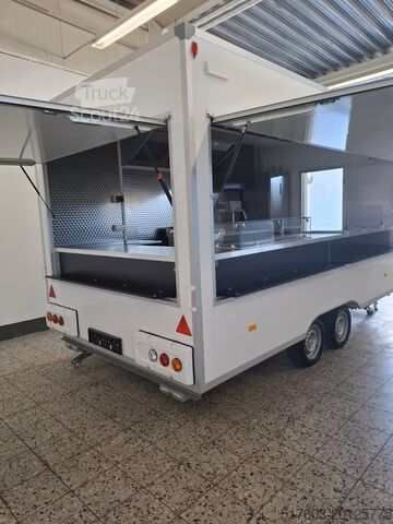 Tráiler de venta, ¡DISPONIBLE INMEDIATAMENTE! Imbissanhänger, Hamburgerwagen , GRILLWAGEN