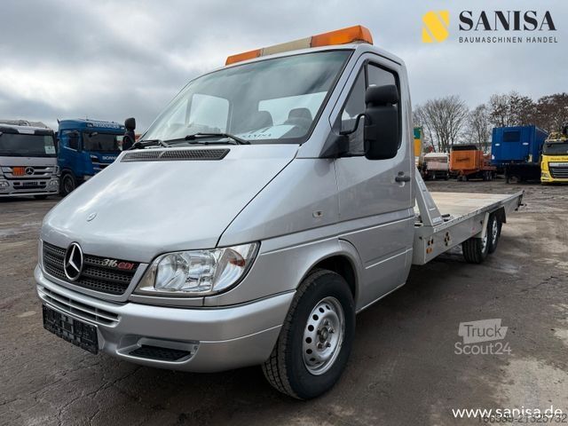 Vehicul de tractare MERCEDES-BENZ 516 CDI/Algema/Seilwinde/Blitzlader/Speeder/Funk