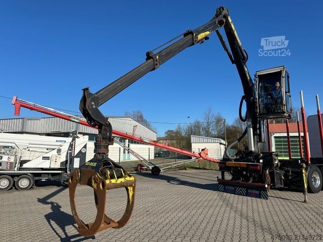 Faházszállító teherautó MAN TGX 26.580 6x4 / Kurzholz / Tajfun 150Z96