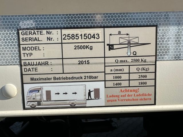 Kylbil SCANIA P 280 / 6x2 / Carrier 1250 MT  / Länge 9,1 m