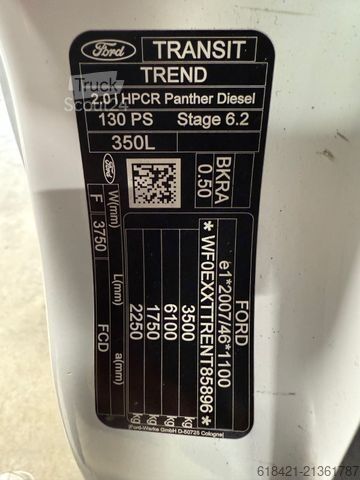 Panelová dodávka FORD Transit Kasten 350 L3 Trend RWD NETO EXPORT