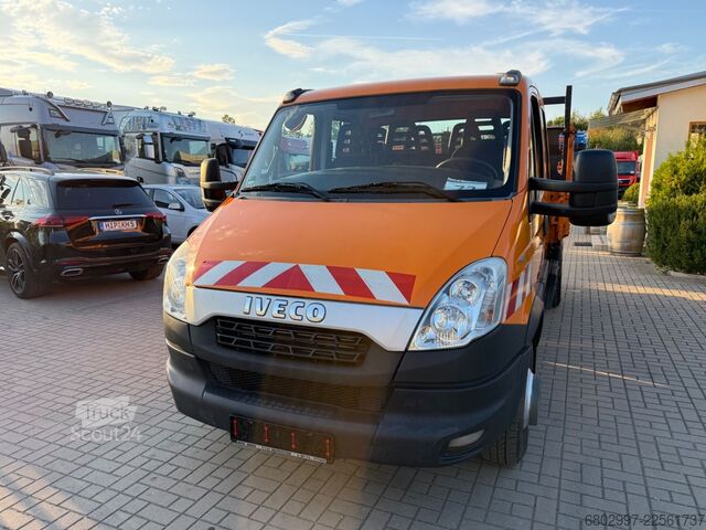 Tippbil skåpbil IVECO Daily 70C17 Meiller 3-Seiten-Kipper/Doka 7-Sitze
