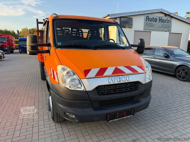 Tippbil skåpbil IVECO Daily 70C17 Meiller 3-Seiten-Kipper/Doka 7-Sitze