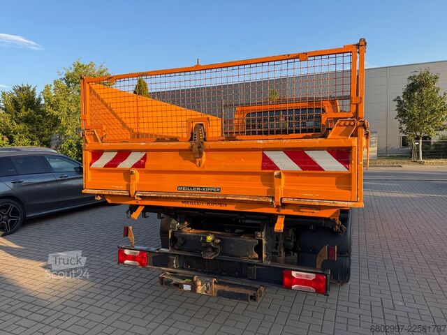 Tippbil skåpbil IVECO Daily 70C17 Meiller 3-Seiten-Kipper/Doka 7-Sitze