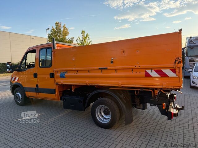 Tippbil skåpbil IVECO Daily 70C17 Meiller 3-Seiten-Kipper/Doka 7-Sitze