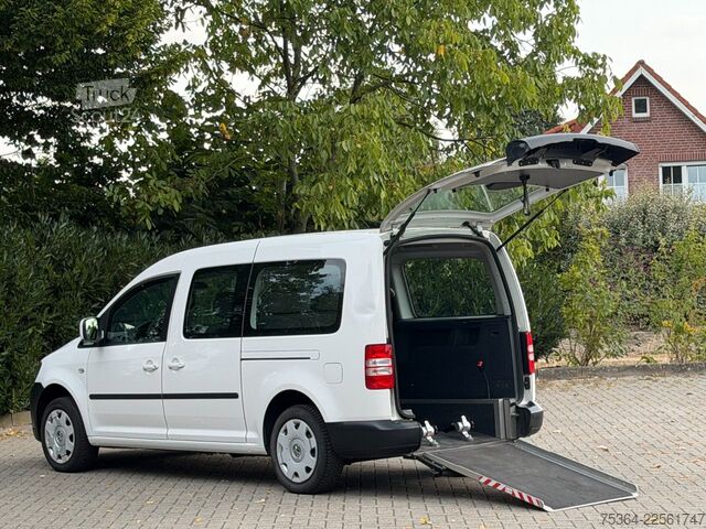 Minibuss VW Caddy Maxi 1.6 Tdi 5 Sitze Rollstuhlrampe Klima