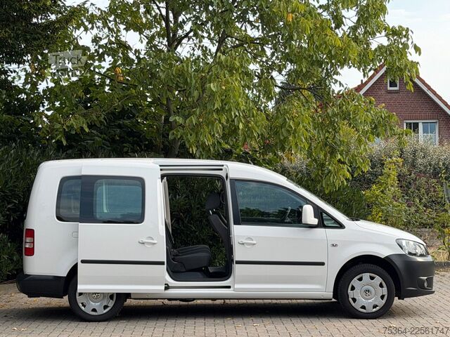Minibuss VW Caddy Maxi 1.6 Tdi 5 Sitze Rollstuhlrampe Klima