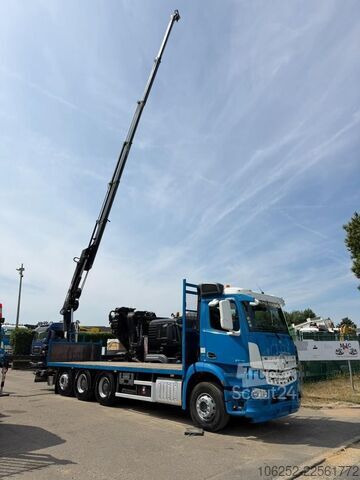 Платформа за зареждане Mercedes-Benz AROCS 3240 8x4 + CRANE HIAB 166 E-5 - ROTATOR 5...