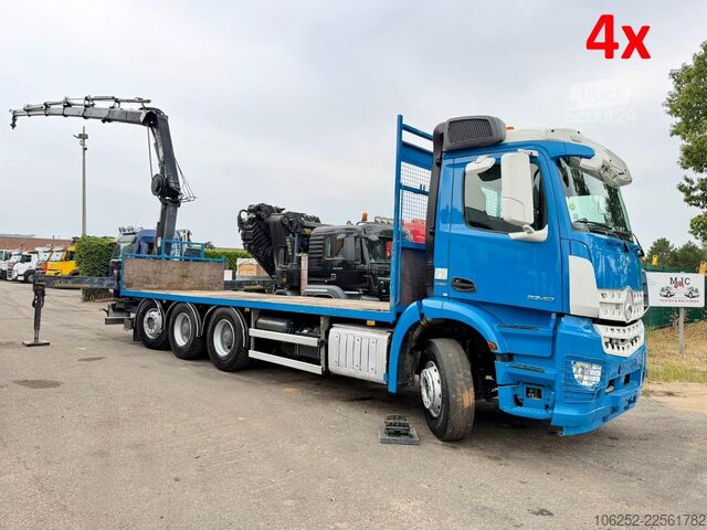 Kranwagen Mercedes-Benz AROCS 3240 8x4 + CRANE HIAB 166 E-5 - ROTATOR 5...