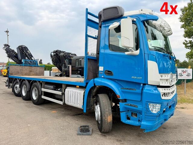Kranwagen Mercedes-Benz AROCS 3240 8x4 + CRANE HIAB 166 E-5 - ROTATOR 5...