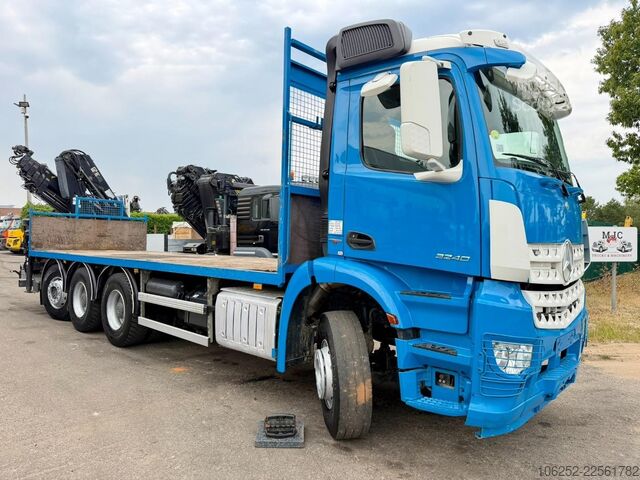 Kranwagen Mercedes-Benz AROCS 3240 8x4 + CRANE HIAB 166 E-5 - ROTATOR 5...
