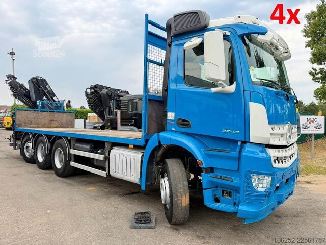 Kranwagen Mercedes-Benz AROCS 3240 8x4 + CRANE HIAB 166 E-5 - ROTATOR 5...