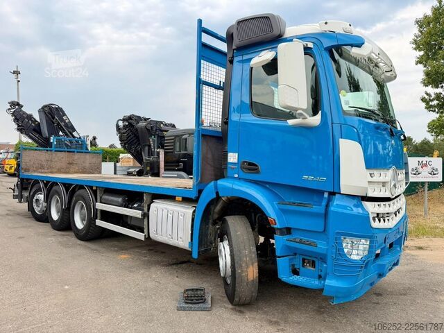 Kranwagen Mercedes-Benz AROCS 3240 8x4 + CRANE HIAB 166 E-5 - ROTATOR 5...