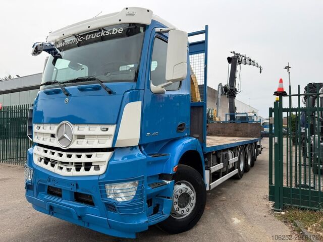 Kranwagen Mercedes-Benz AROCS 3240 8x4 + CRANE HIAB 166 E-5 - ROTATOR 5...