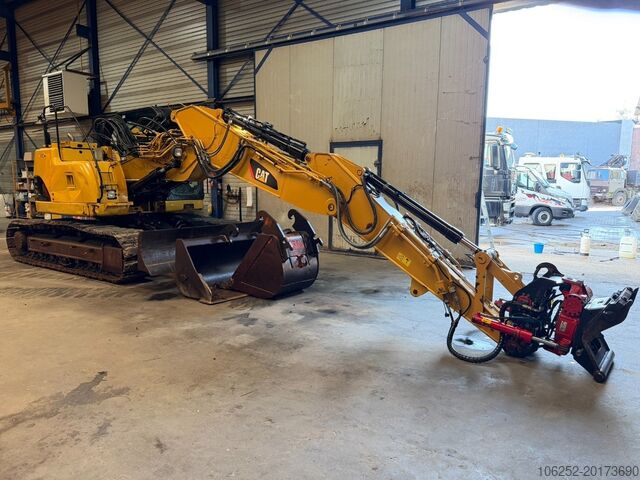 Excavadora sobre orugas Caterpillar 314 D L ROTOTILT - TRIPPLE ARM - BLADE - RUBBER...