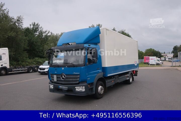 Vrachtwagen met bakwagen MERCEDES-BENZ Nr.1060 Atego 1221 OM934 1.Hand / Luftfahr.