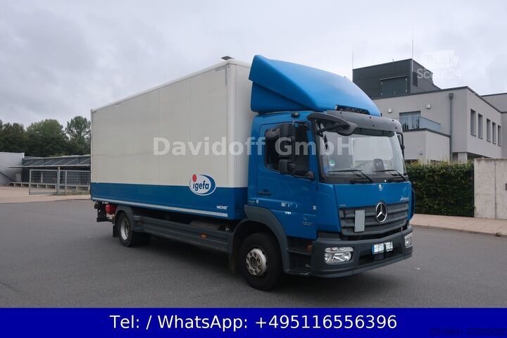 Vrachtwagen met bakwagen MERCEDES-BENZ Nr.1060 Atego 1221 OM934 1.Hand / Luftfahr.