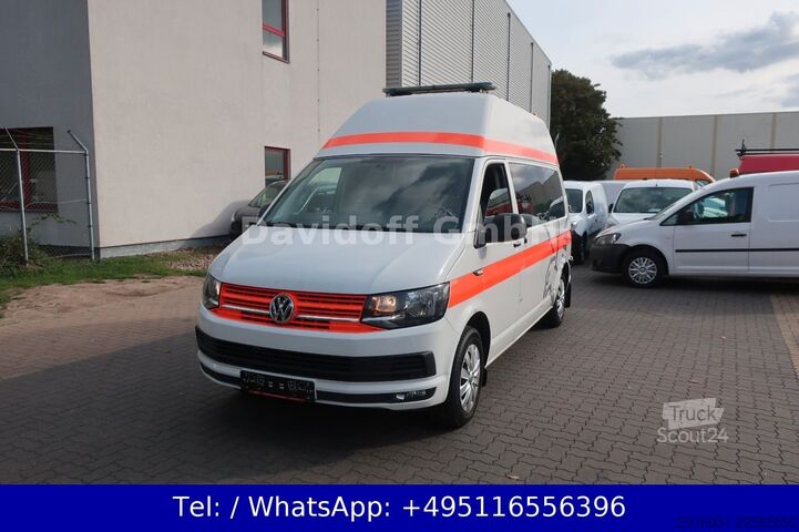 Camión de bomberos VW T6 KTW Hochdach lang 1.Hand SHZ / PDC :A93