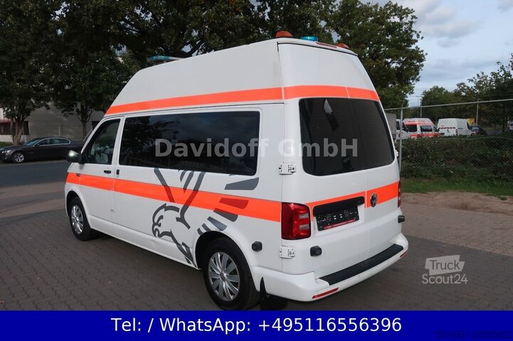 Camión de bomberos VW T6 KTW Hochdach lang 1.Hand SHZ / PDC :A93