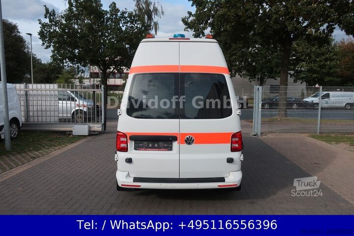 Camión de bomberos VW T6 KTW Hochdach lang 1.Hand SHZ / PDC :A93