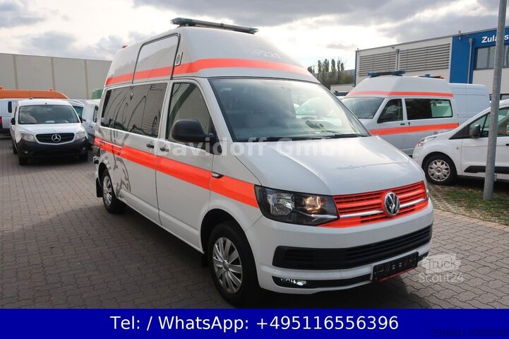 Camión de bomberos VW T6 KTW Hochdach lang 1.Hand SHZ / PDC :A93
