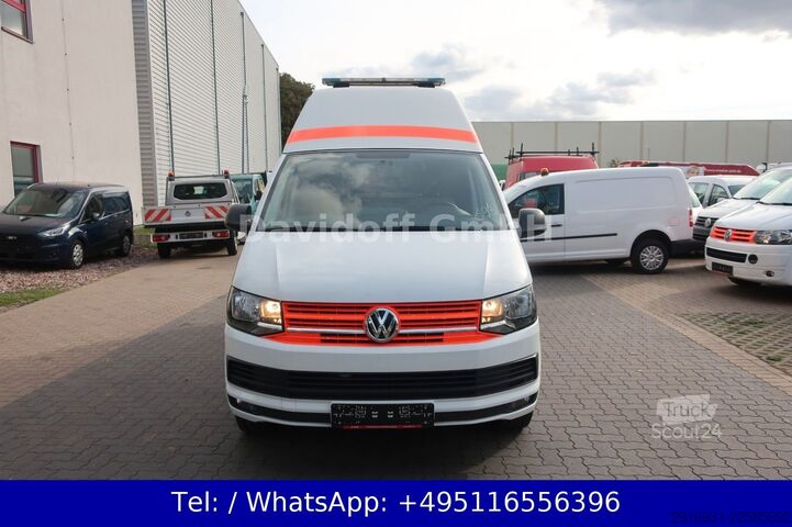 Camión de bomberos VW T6 KTW Hochdach lang 1.Hand SHZ / PDC :A93
