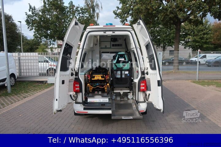 Brandweerwagen VW T6 KTW Hochdach lang 1.Hand SHZ / PDC :A93