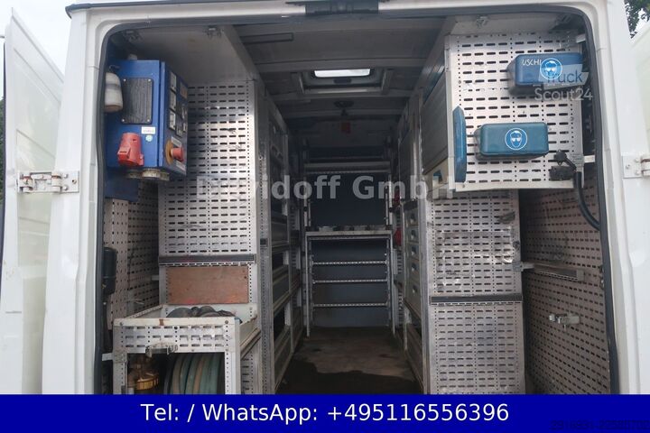 Højt tag varevogn MERCEDES-BENZ Nr.48 Vario 818D 1.Hand / Werkstatt / SHZ