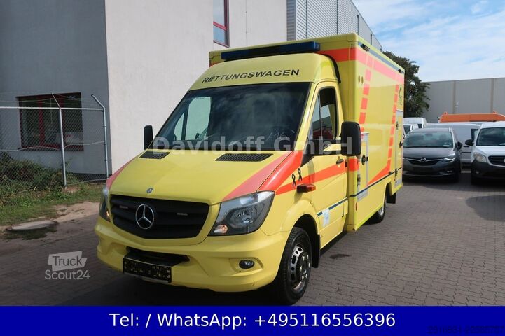 Autospecială de pompieri MERCEDES-BENZ Sprinter 519 CDI RTW / 1. Hand /SHZ / Fzg Nr:A16