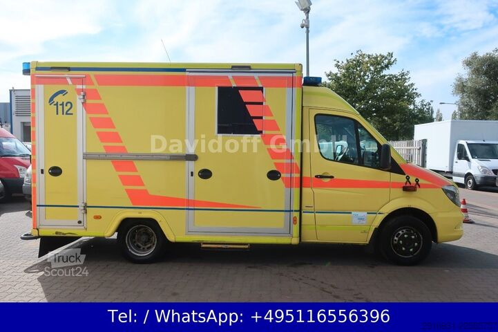 Autospecială de pompieri MERCEDES-BENZ Sprinter 519 CDI RTW / 1. Hand /SHZ / Fzg Nr:A16