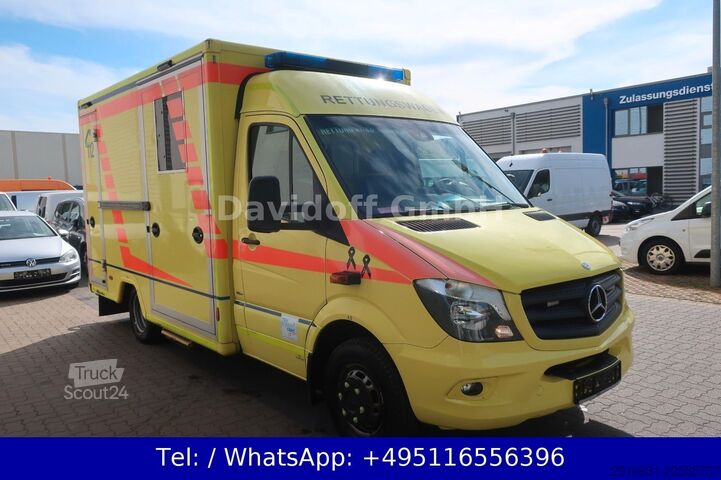 Autospecială de pompieri MERCEDES-BENZ Sprinter 519 CDI RTW / 1. Hand /SHZ / Fzg Nr:A16