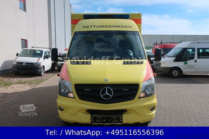 Autospecială de pompieri MERCEDES-BENZ Sprinter 519 CDI RTW / 1. Hand /SHZ / Fzg Nr:A16