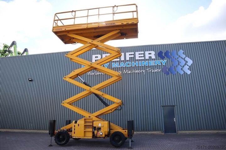 Sakseløft Haulotte H15SXL Diesel, 4x4 Drive, 15m Working Height, 500k