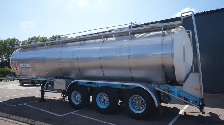 Citerne alimentaire Pacton 3 axle food tank trailer 30.000ltr