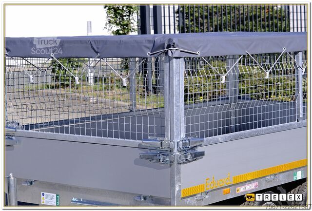 مقطورة سيارة Eduard HL 2615 2000 kg Hochlader Tandemachser