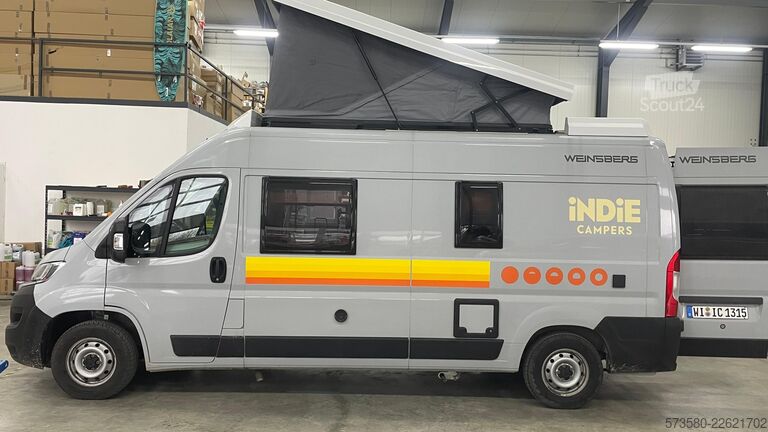 Kamper 2024 Fiat Ducato Weinsberg CaraBus | Schaltgetriebe | Aufstelldach