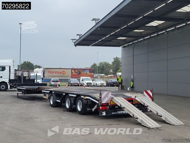 Alacsony rakodó Faymonville F-S43-1ABA 3 axles Extendable 430cm Lift+Steeri...