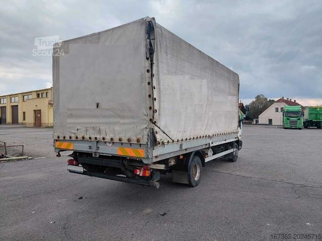 Samochód ciężarowy z plandeką typu platforma  D90, EURO 3, SIDEWALLS, TAIL LIFT