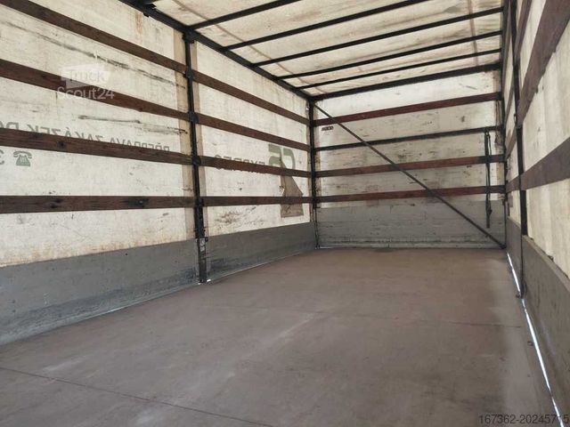 Samochód ciężarowy z plandeką typu platforma  D90, EURO 3, SIDEWALLS, TAIL LIFT