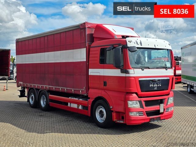 Tentinė platforma sunkvežimis MAN TGX 26.360 6X2-2 LL / Intarder / Ldbw /Lenkachse