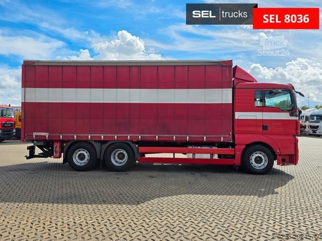 Tentinė platforma sunkvežimis MAN TGX 26.360 6X2-2 LL / Intarder / Ldbw /Lenkachse