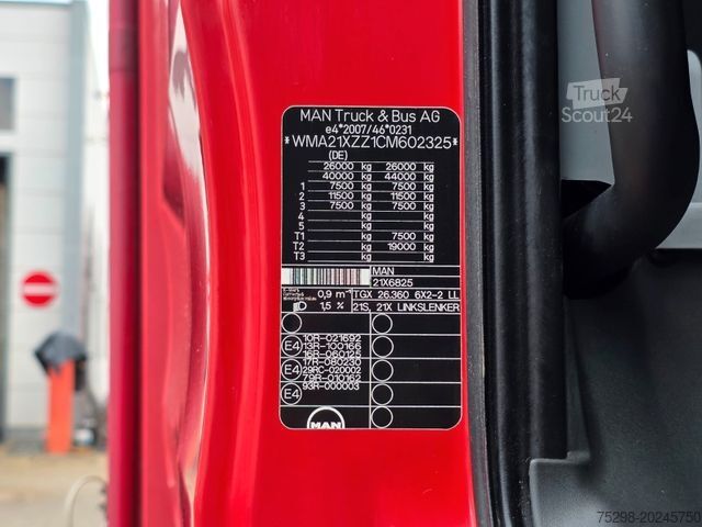 Tentinė platforma sunkvežimis MAN TGX 26.360 6X2-2 LL / Intarder / Ldbw /Lenkachse