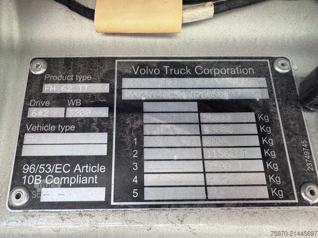 MTS standard Volvo FH 500 XL VDS iShift RETARDER iParkCool HYDRAULIC