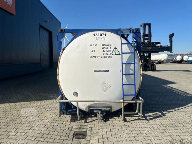 Tartálykonténer MTK Containers 20FT SWAP BODY / 31.000L / T7 / AMKD / 5Y+ CSC ...