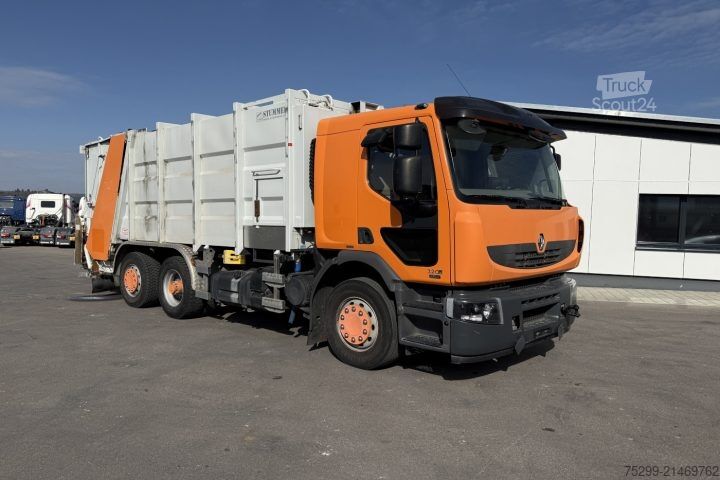 Camion à ordures Renault Premium 320 6x2*4 Stummer Getriebeschaden
