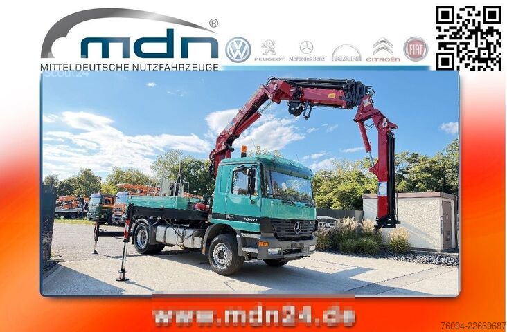 Tractor estándar MERCEDES-BENZ Actros 1840 Kran 26m WINDE FUNK Korb