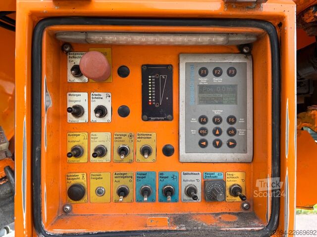 Imutyhjysäiliöauto MAN TGS 33.540 Müller Saug-Druck-Kombispüler Recycle